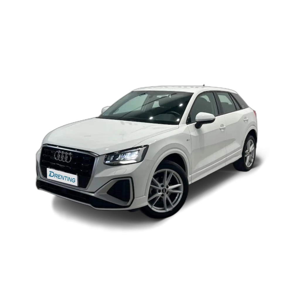 Renting Audi Q2 30 TDI S line S tronic 85kW Blanco 1