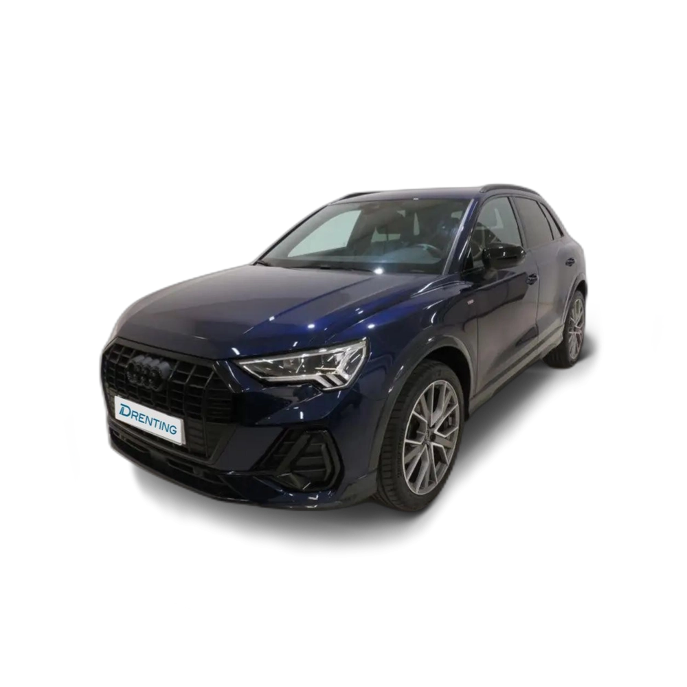 Renting Audi Q3 35 TDI Black line S tronic 110kW Azul 1