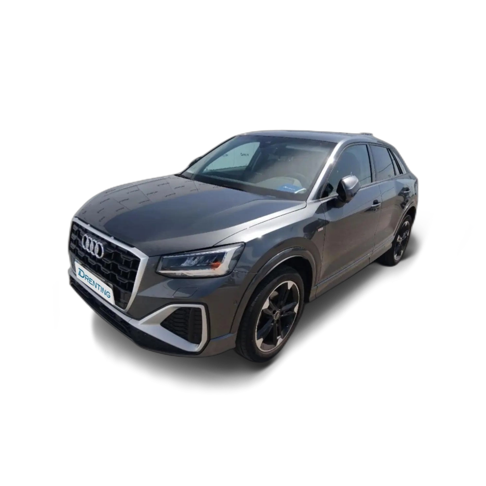 Renting Audi Q2 35 TFSI S line S tronic 110kW Gris