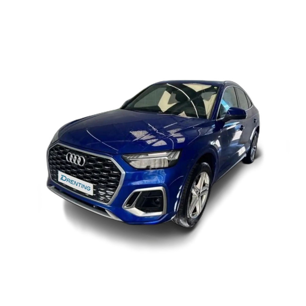 Renting Audi Q5 40 TDI quattro-ultra S line S tronic 150kW Azul 2