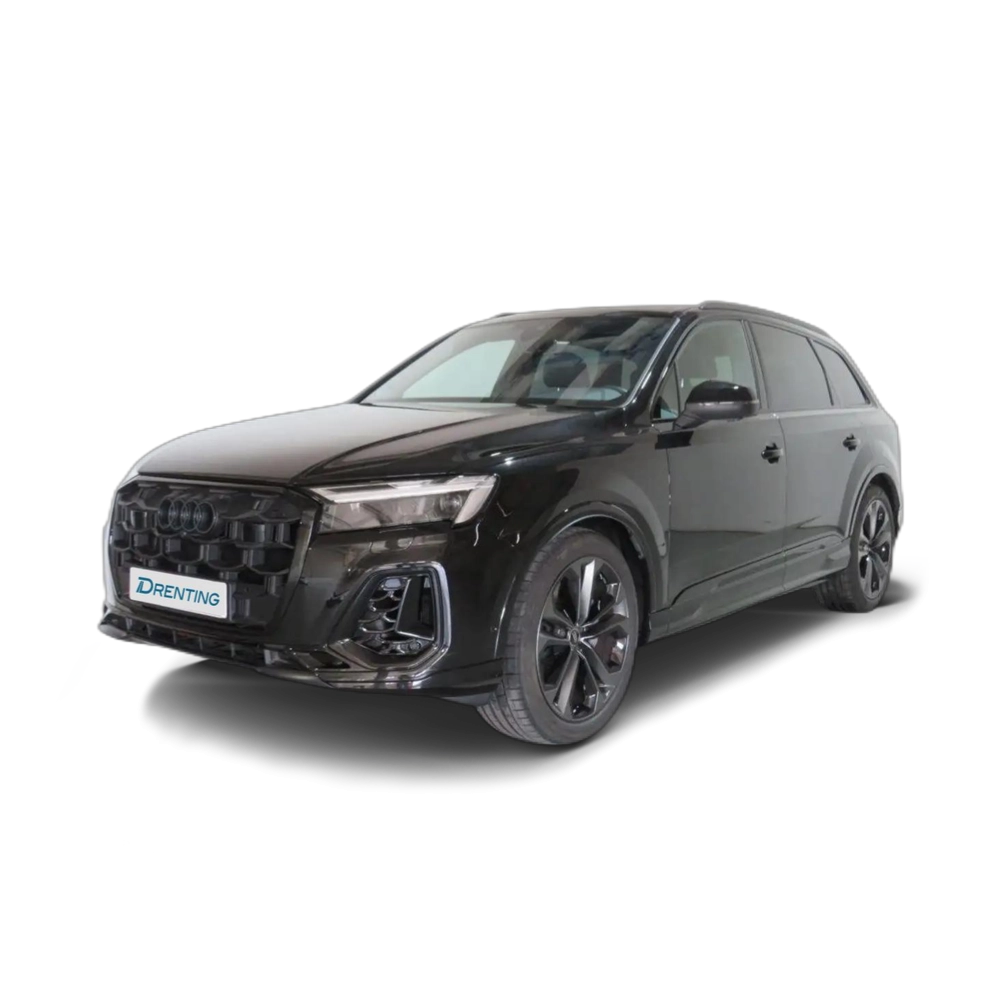 Renting Audi Q7 50 TDI Black line quattro 210kW Negro