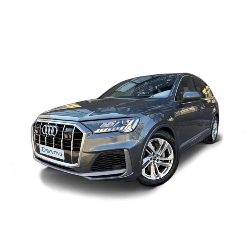 Renting Audi Q7 50 TDI S line plus quattro Gris 1