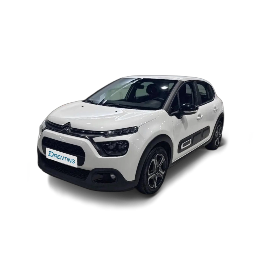Renting Citroen C3 BlueHDi 75KW (100CV) Plus Blanco 1