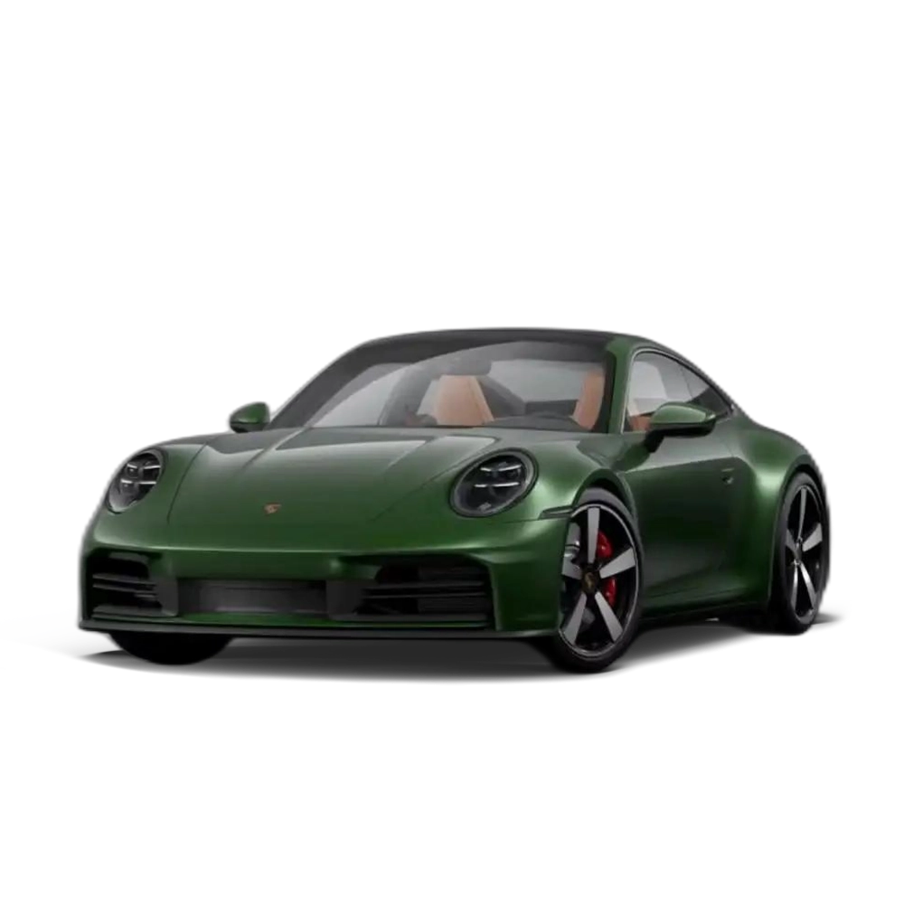 Renting Porsche 992 Carrera S Verde