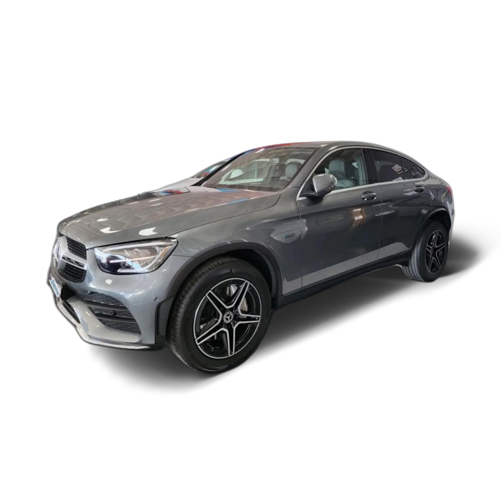 Renting Mercedes-Benz GLC 300 Coupé 300de 4Matic Gris