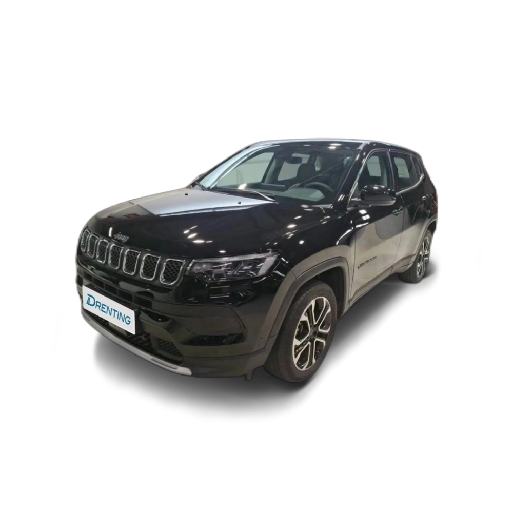 Renting Jeep Compass eHybrid 1.5 MHEV 96kW  Dct Altitude Negro