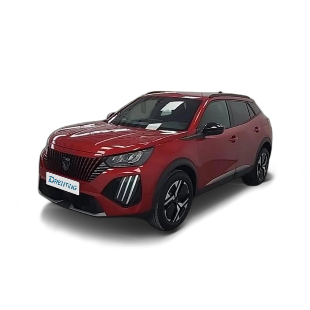 Renting Peugeot 2008 Gasolina 100 S&amp;S 6 Vel. MAN Allure Rojo 1