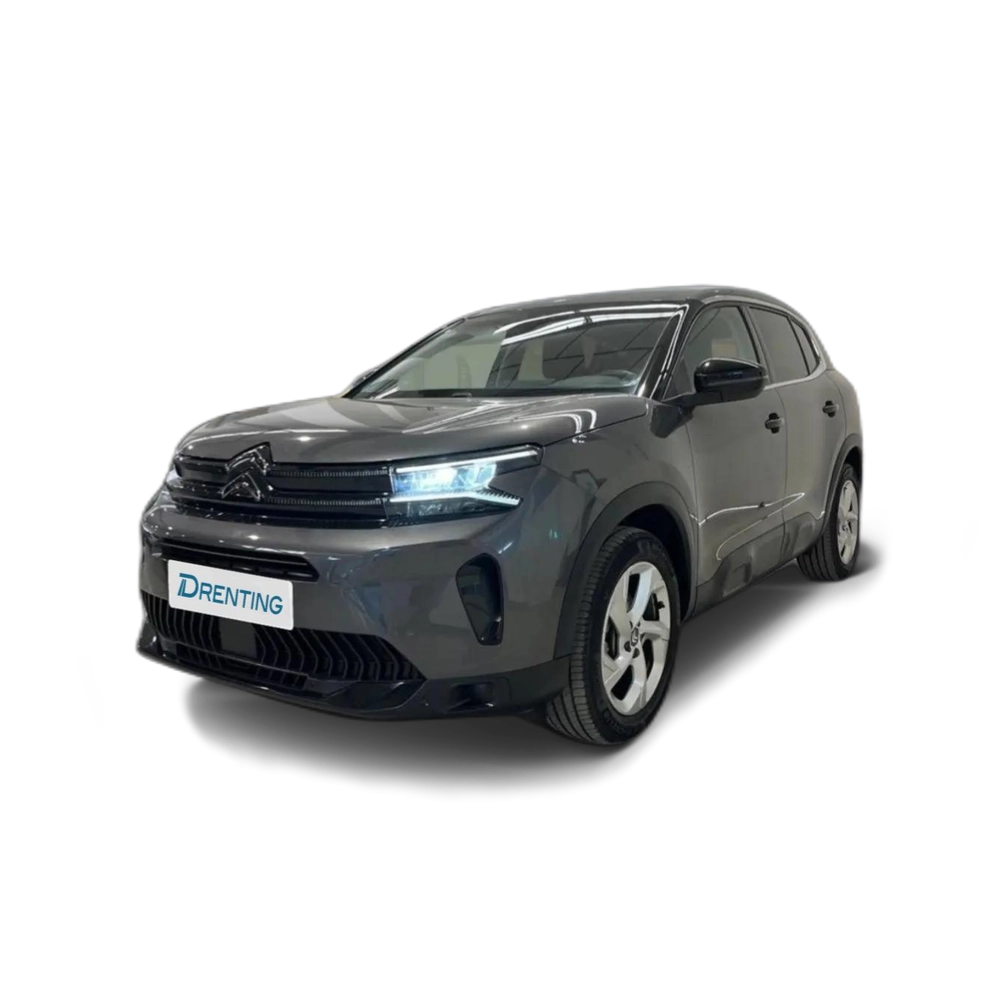 Renting Citroen C5 Aircross HYBRID 107kW (145CV) e-DCS6 Plus Gris