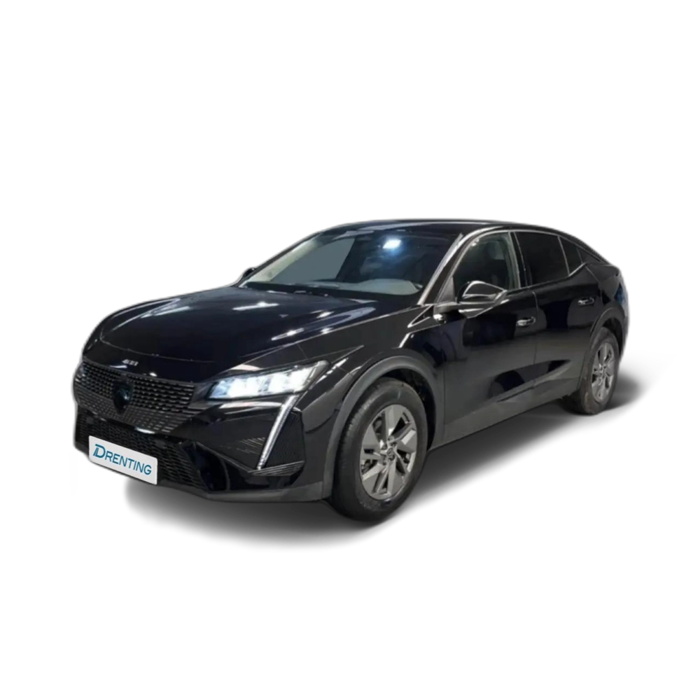 Renting Peugeot 408 Hybrid Allure e-DCS6 145 Negro 1