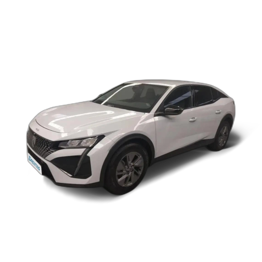 Renting Peugeot 408 Hybrid Allure e-DCS6 145 Blanco