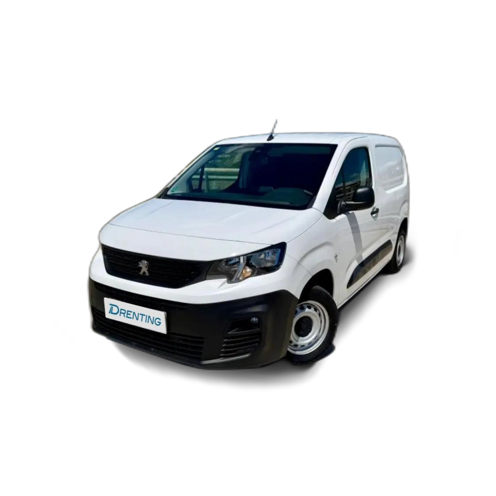 Renting Peugeot Partner 1.5BlueHDI S&amp;S Asphalt Standard 600kg 100 Blanco