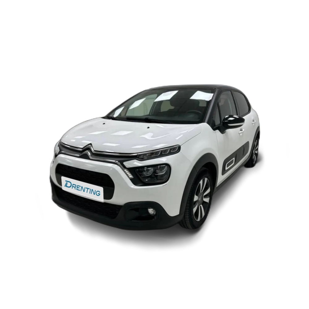 Renting Citroen C3 PureTech 60KW (83CV) Shine Blanco
