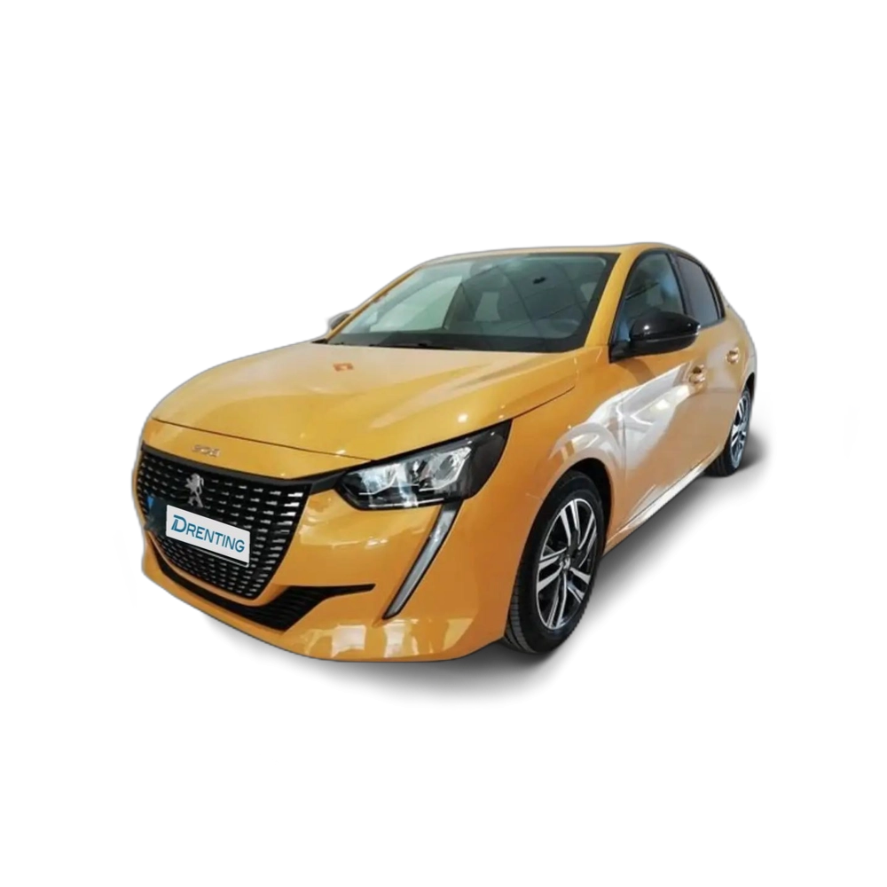 Renting Peugeot 208 PureTech 73kW (100CV) Allure Amarillo