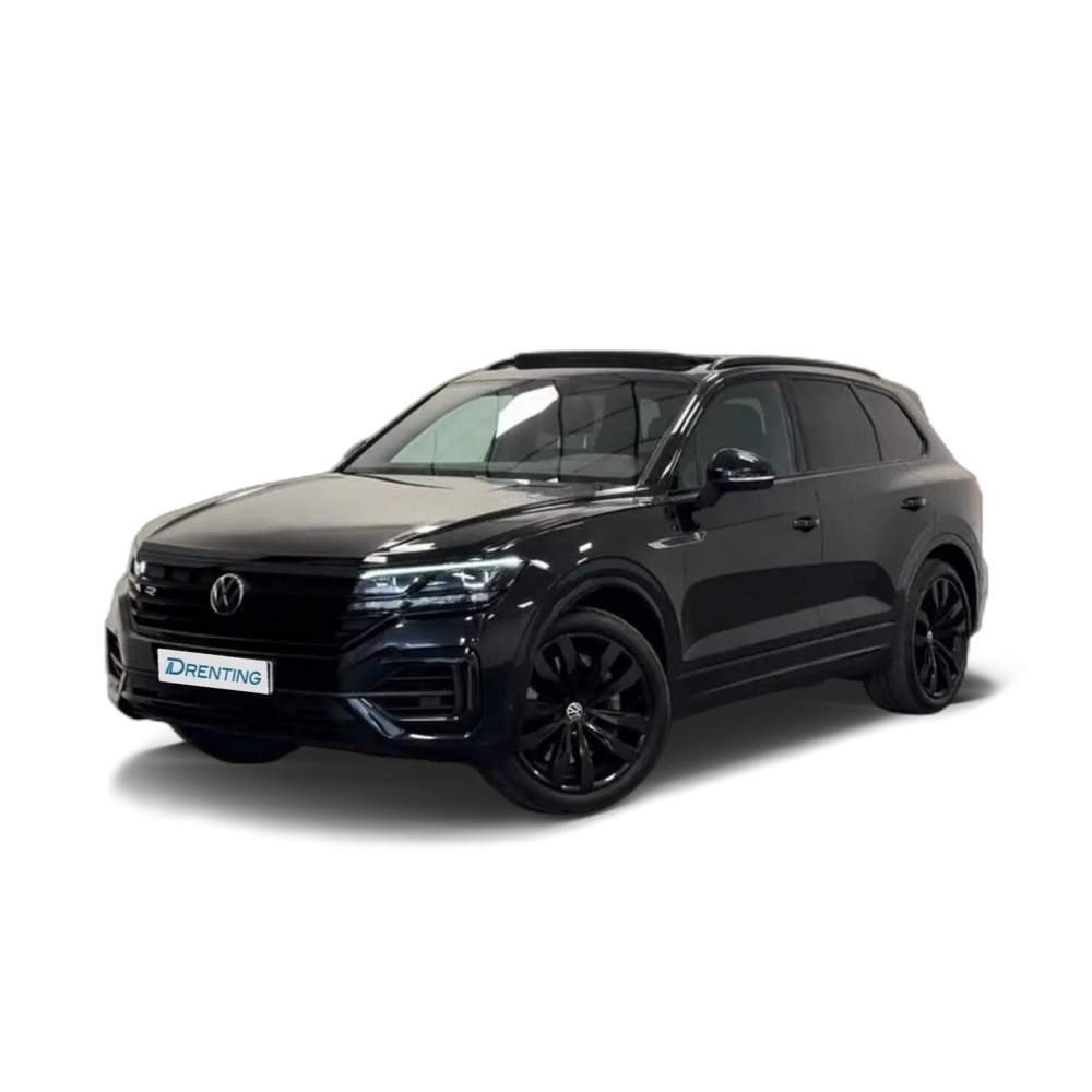 Renting Volkswagen Touareg R 3.0 V6 462CV E-HYBRID Negro