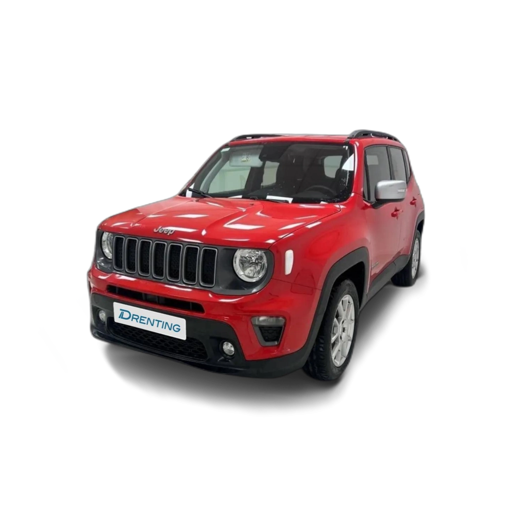 Renting Jeep Renegade Renegade1.3 PHEV Limited 4x4 Aut. 140KW Rojo