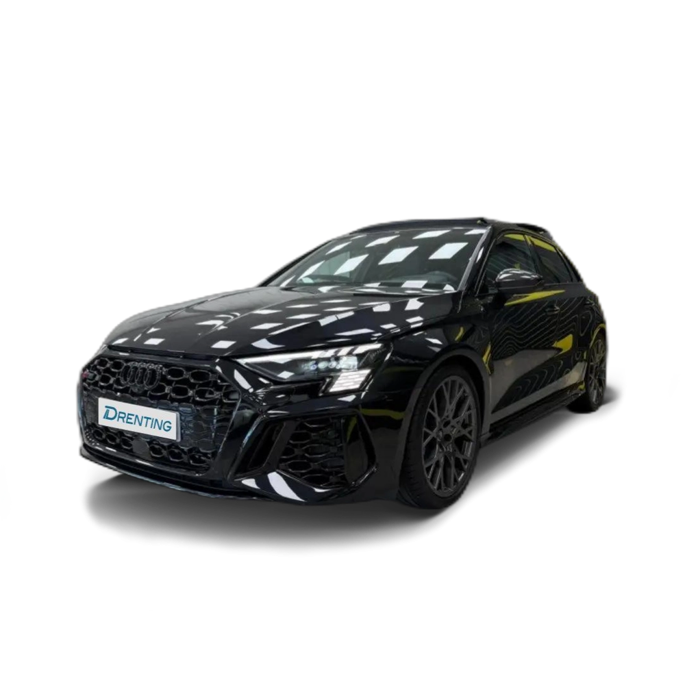 Renting Audi A3 RS3 Sportback quattro S tronic performance edition Azul