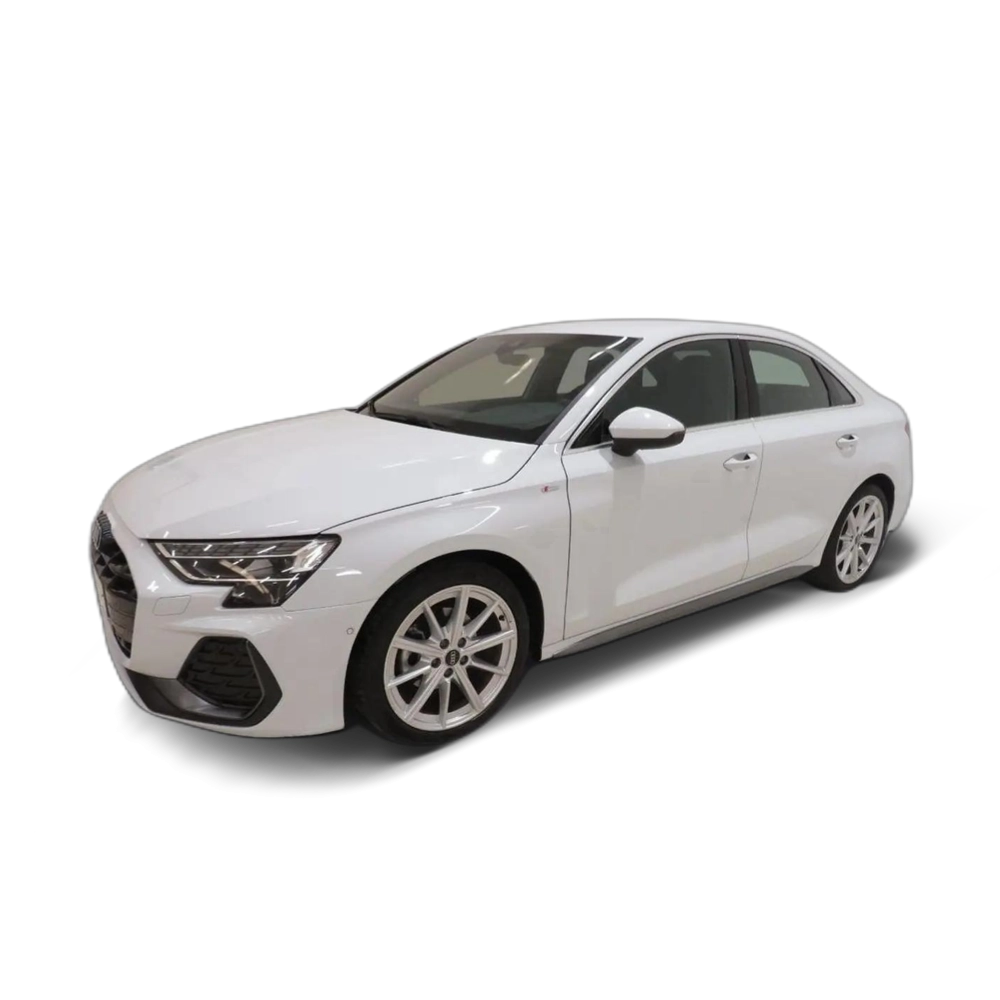 Renting Audi A3 Sedán TDI S line S tronic 110kW Blanco 1