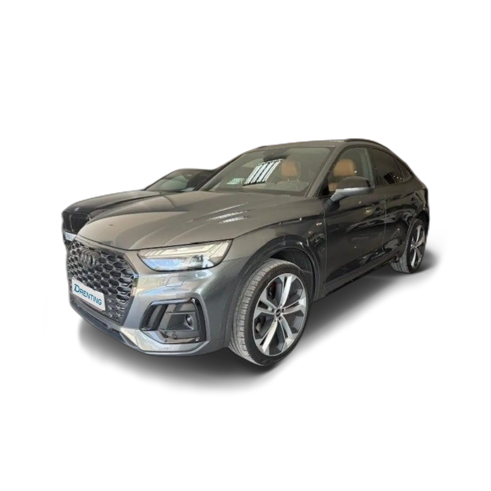 Renting Audi Q5 Sportback 40 TDI quattro-ultra Black line S tronic Gris 5