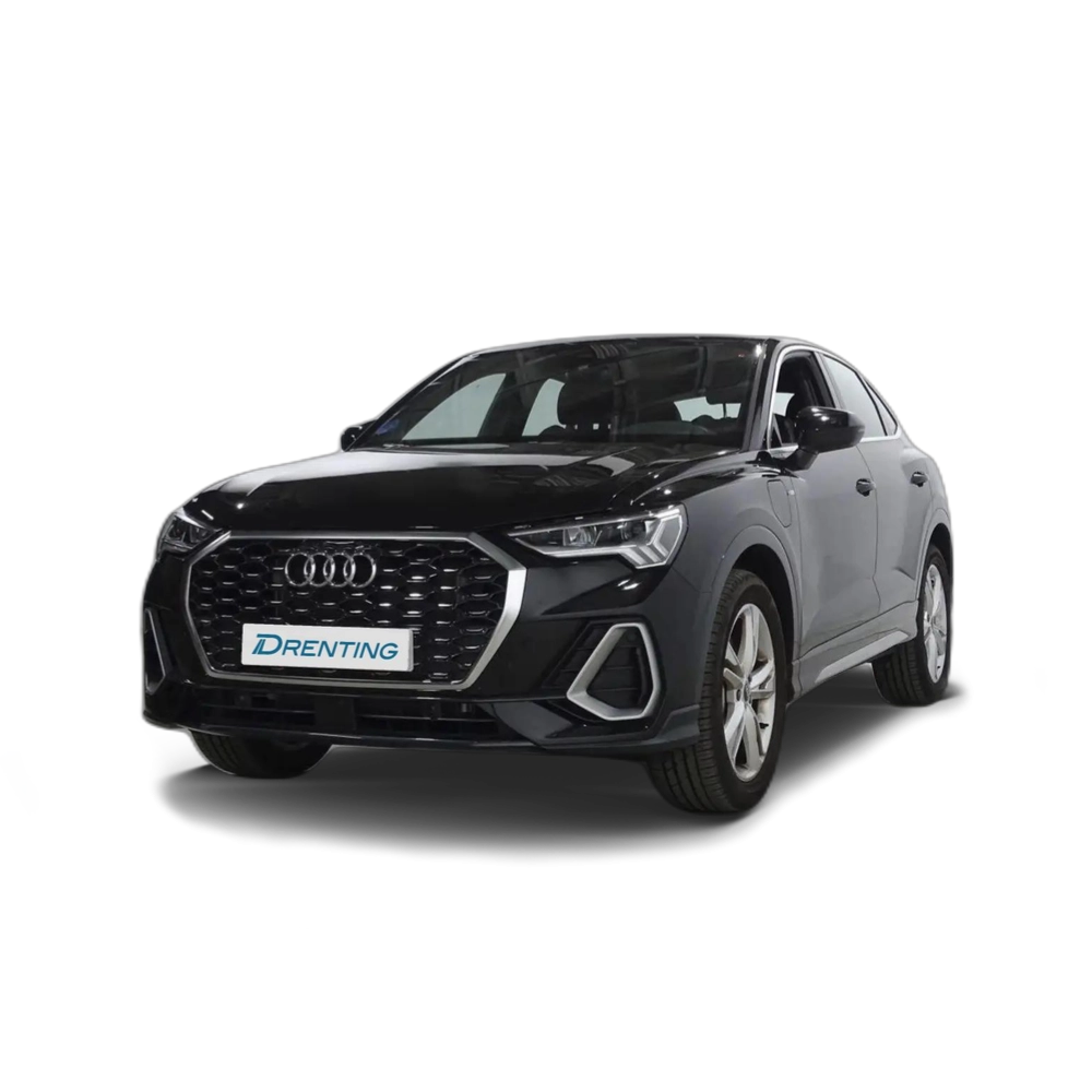 Renting Audi Q3 Sportback 45 TFSIe S line S-tronic Negro 1