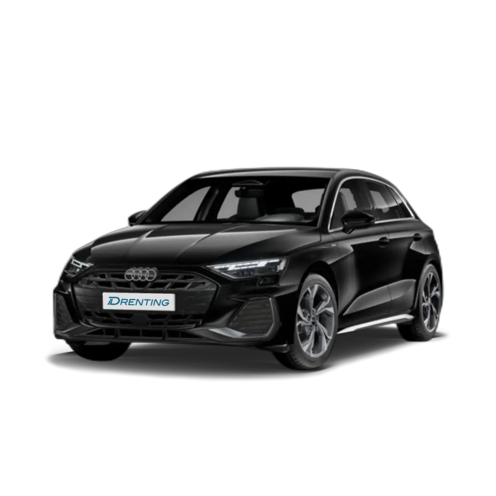 Renting Audi A3 Sportback TDI S line S tronic 110kW Negro