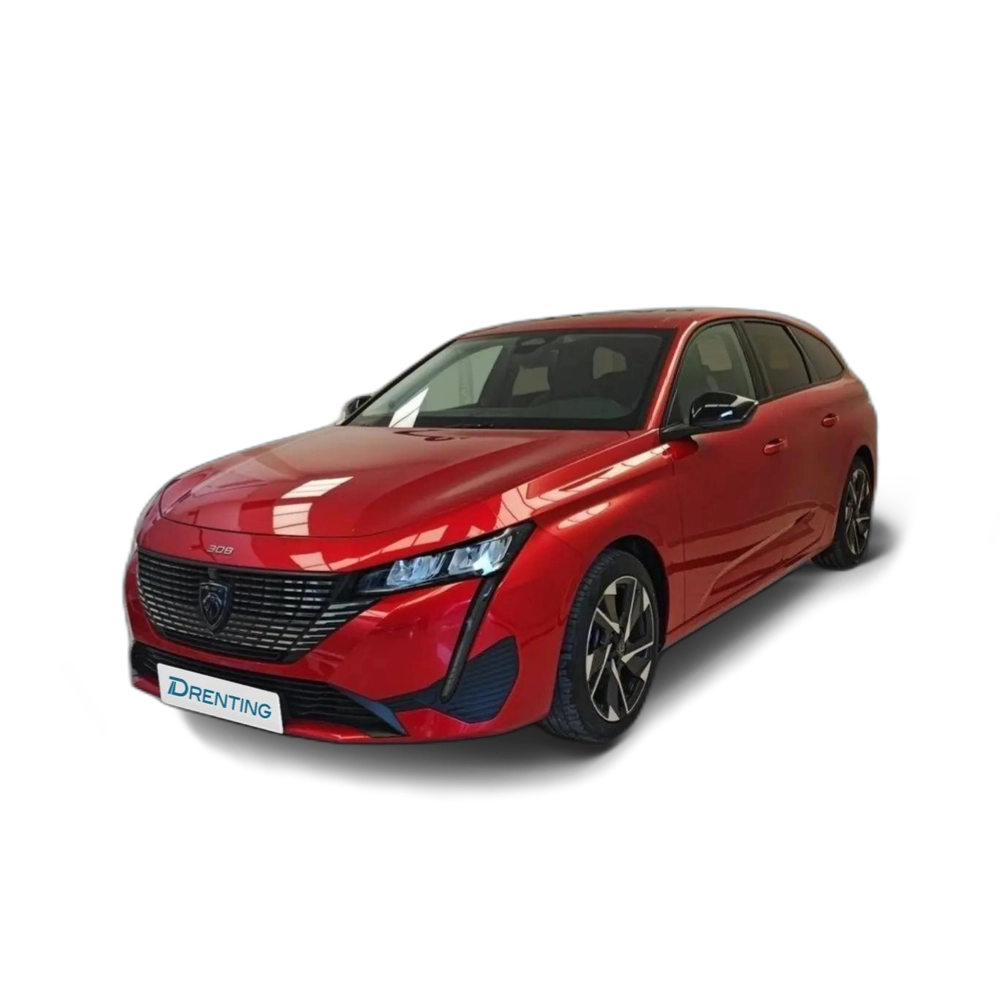 Renting Peugeot 308 SW 1.5 BlueHDi S&amp;S Allure EAT8 130 Rojo 2