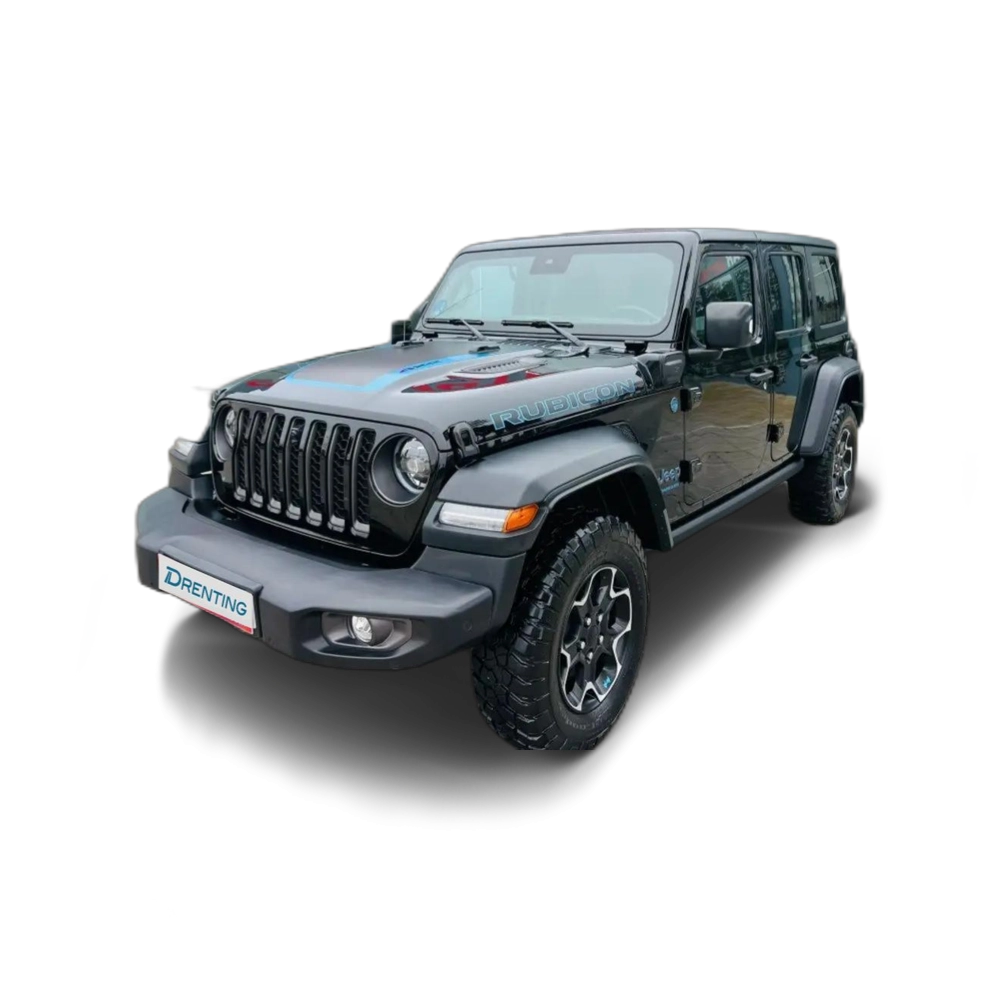 Renting Jeep Wrangler Unlimited 2.0 4xe Rubicon 8ATX 280KW Negro 1