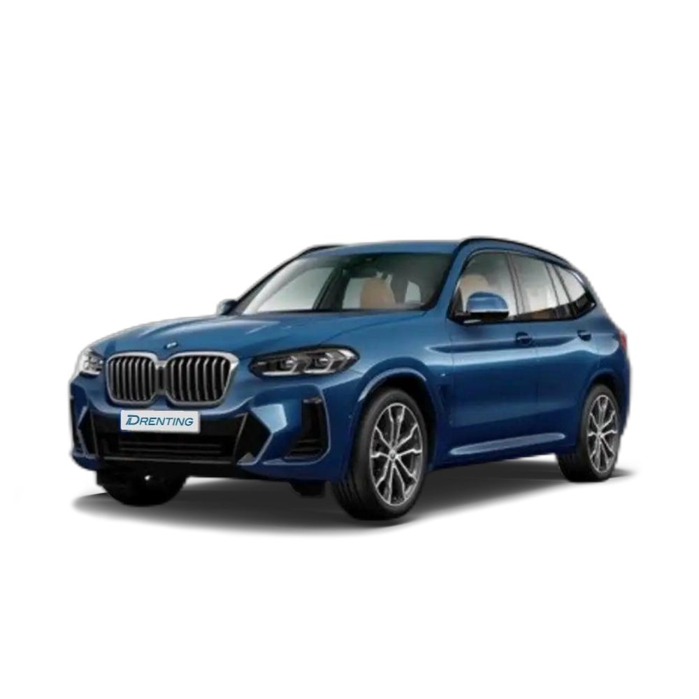 Renting BMW X3 xDrive 20dA xLine Azul 1