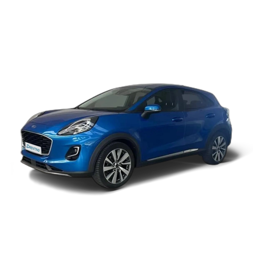 Renting Ford Puma 1.0 ECOBOOST 92KW MHEV TITANIUM X 125 5P Azul