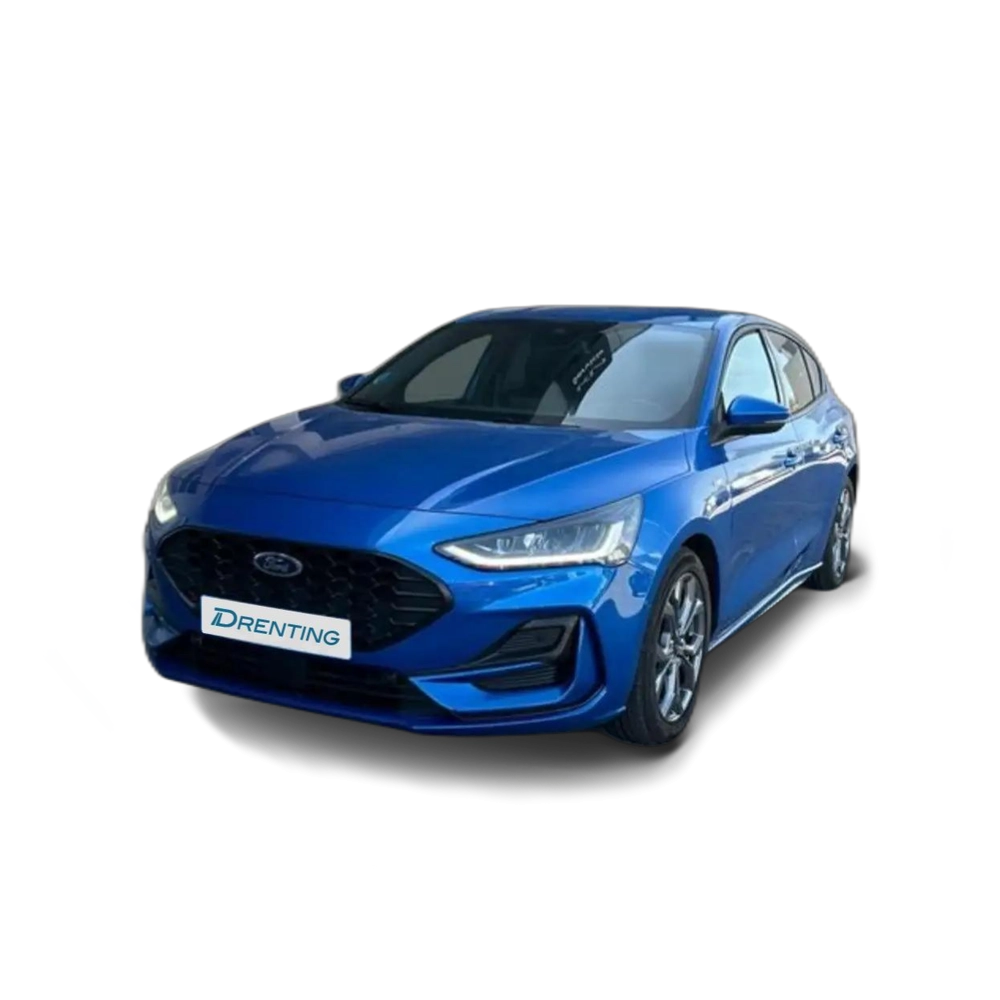 Renting Ford Focus 1.0 ECOBOOST MHEV 114KW ST-LINE AUTO 155 5P Azul