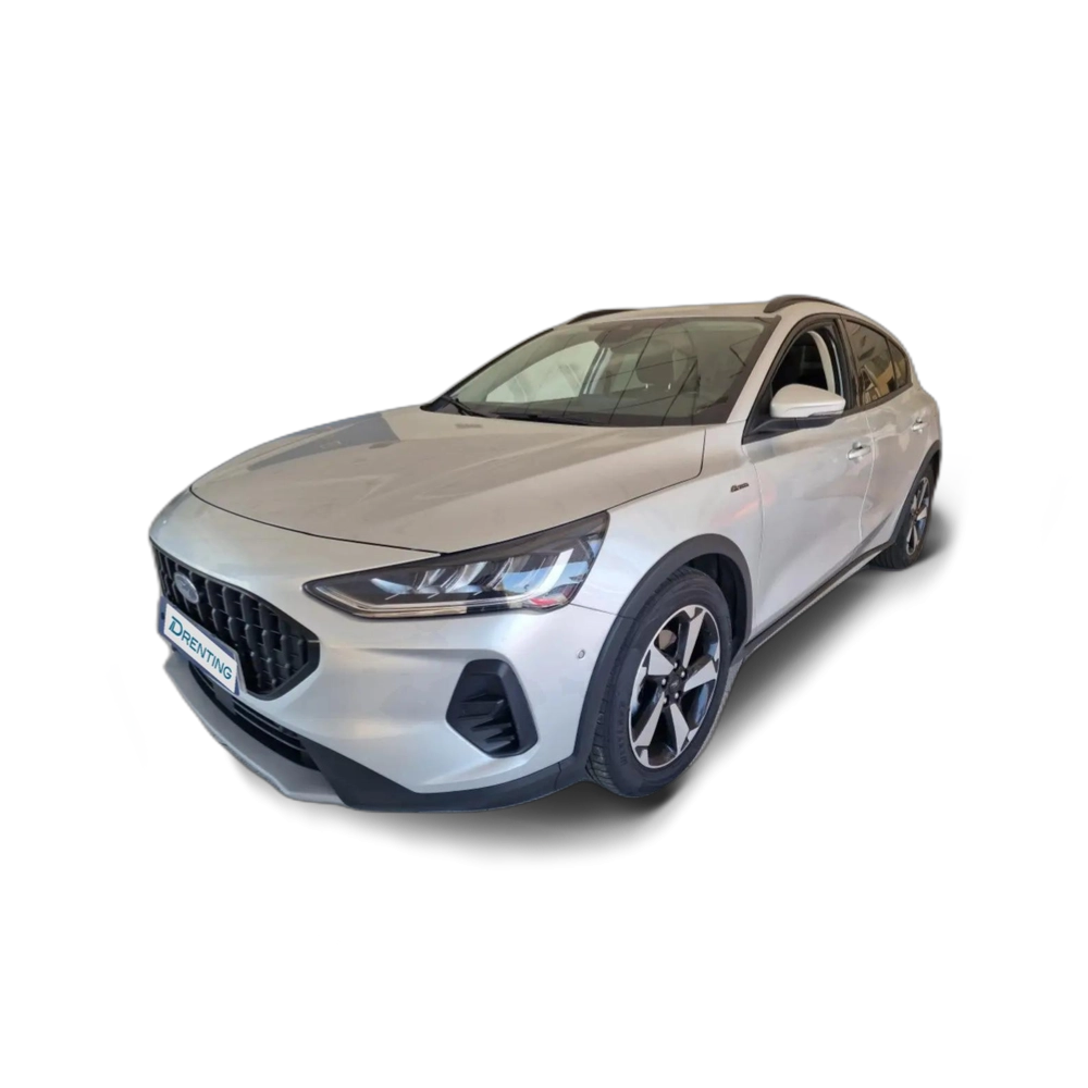 Renting Ford Focus 1.0 Ecoboost MHEV Active 125 Plateado