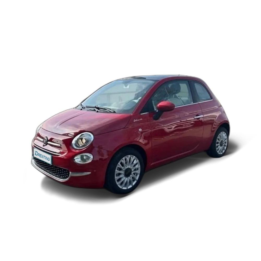 Renting Fiat 500 1.0 Hybrid 51KW (70 CV) Dolcevita Rojo