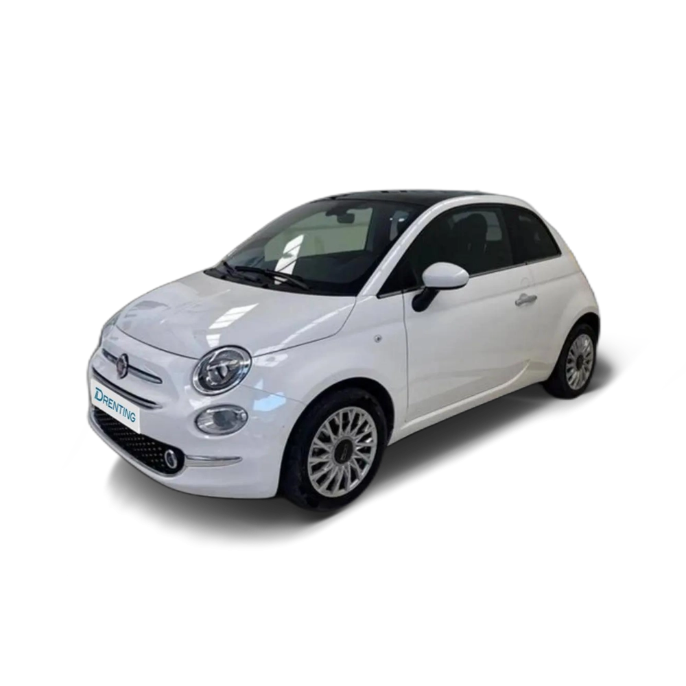 Renting Fiat 500 1.0 Hybrid 51KW (70 CV) Dolcevita Blanco 1
