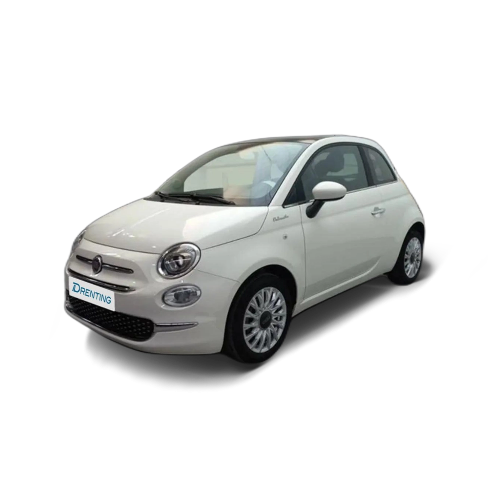 Renting Fiat 500 1.0 Hybrid 51KW (70 CV) Dolcevita Blanco 3