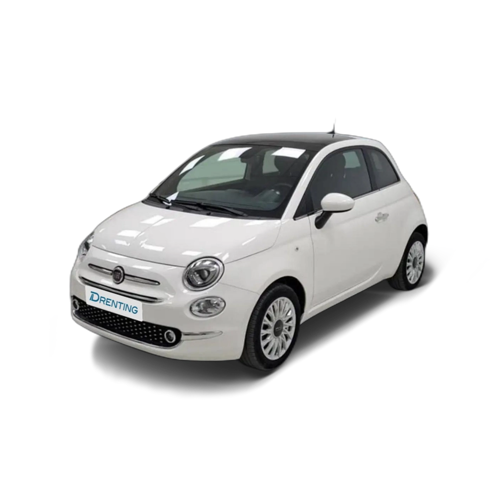Renting Fiat 500 1.0 Hybrid 51KW (70 CV) Dolcevita Blanco 1 1
