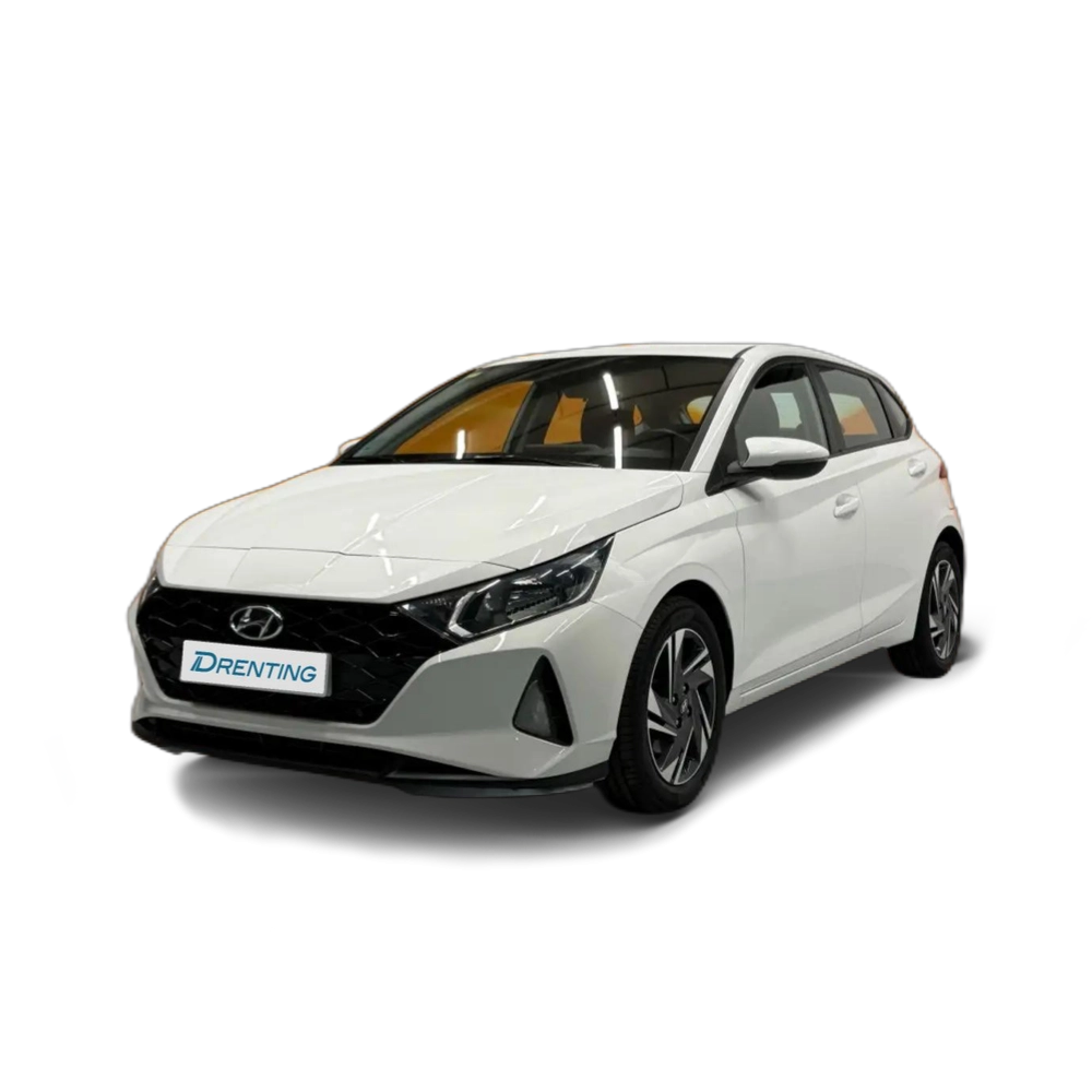 Renting Hyundai i20 1.0 TGDI Klass 100 Blanco