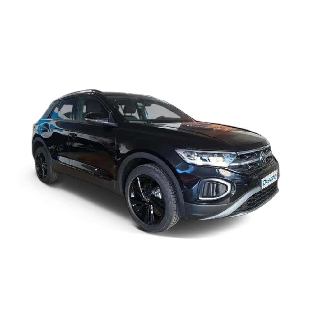 Renting Volkswagen T-Roc 1.0 TSI Dark Line 85kW Negro