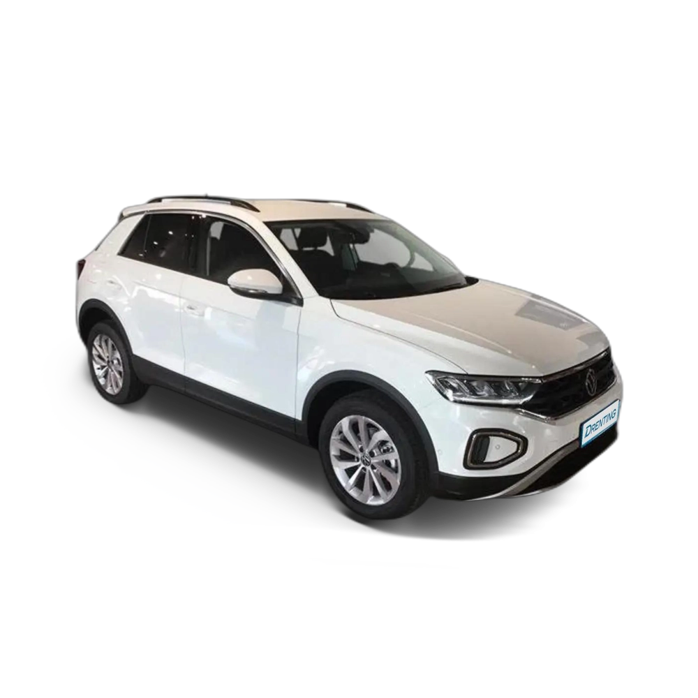 Renting Volkswagen T-Roc 1.0 TSI Más 85kW Blanco
