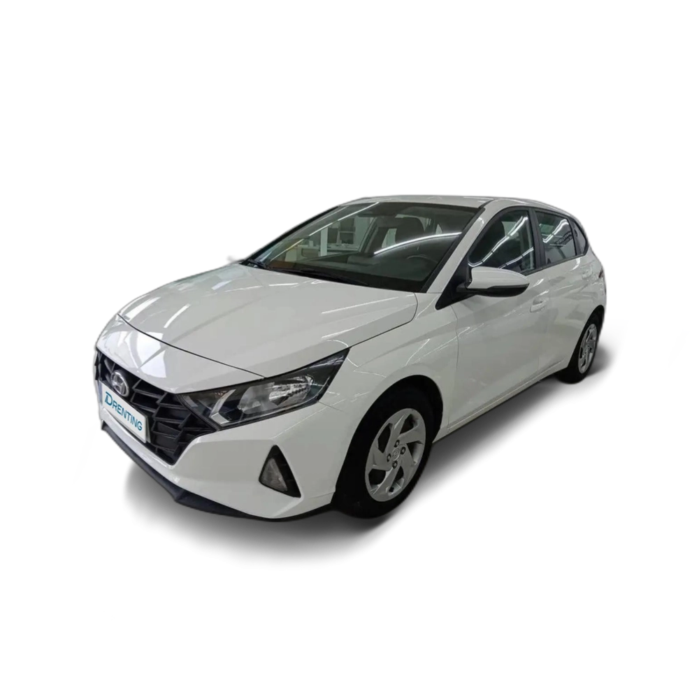 Renting Hyundai i20 1.2 MPI Essence Blanco