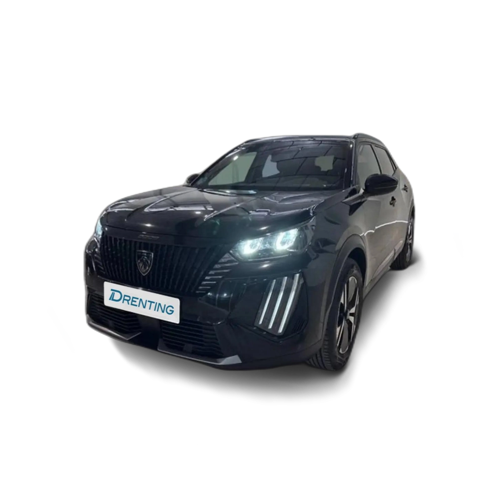 Renting Peugeot 2008 1.2 PureTech S&amp;S Allure 100 Negro 1