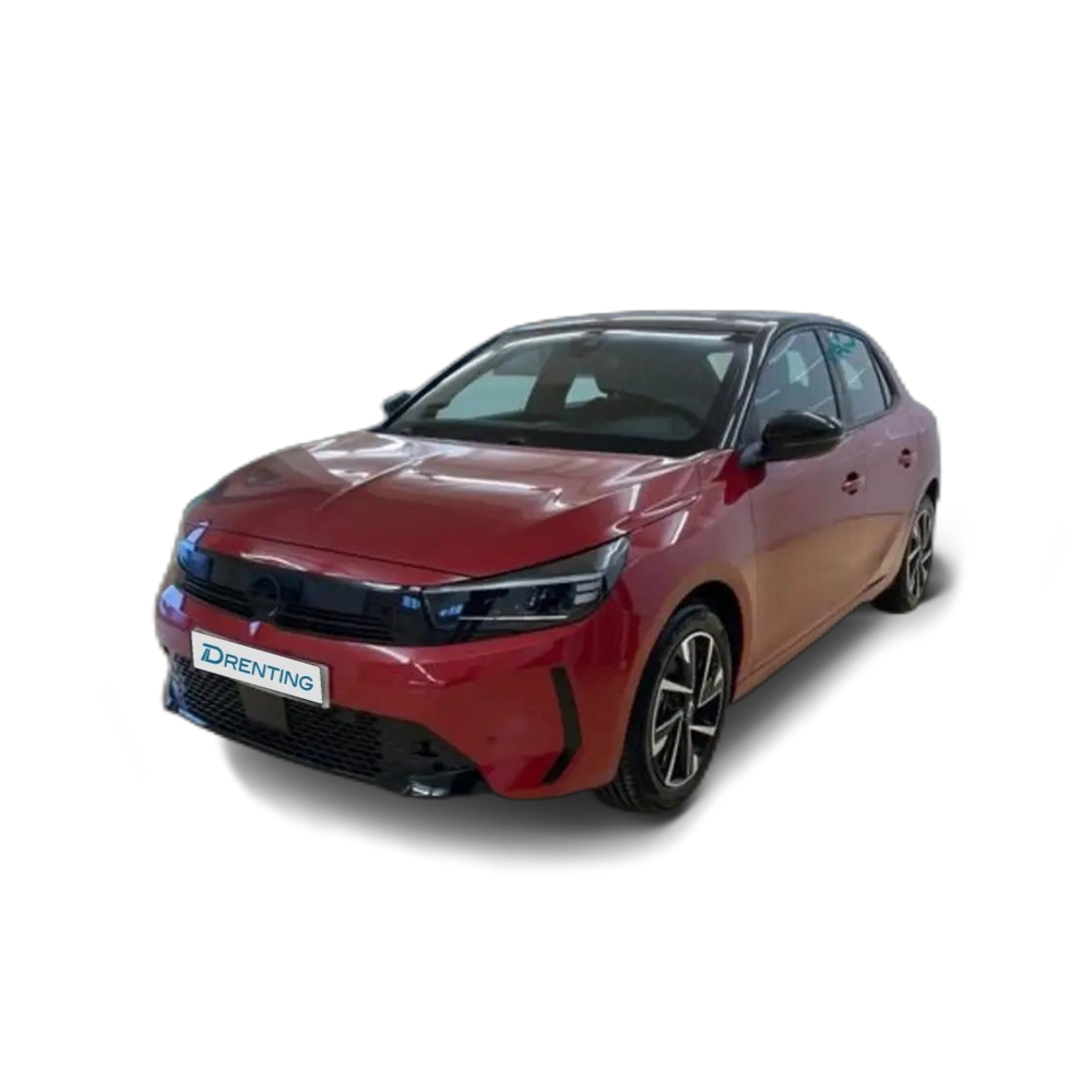 Renting Opel Corsa 1.2T XHL Hybrid 81kW GS eDCT Rojo