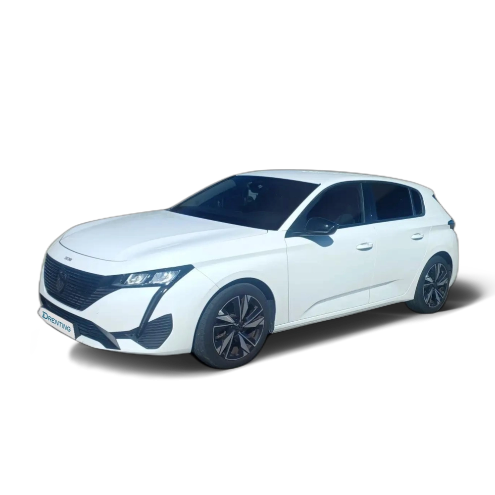 Renting Peugeot 308 1.5 BlueHDi S&amp;S Allure EAT8 130 Blanco 2