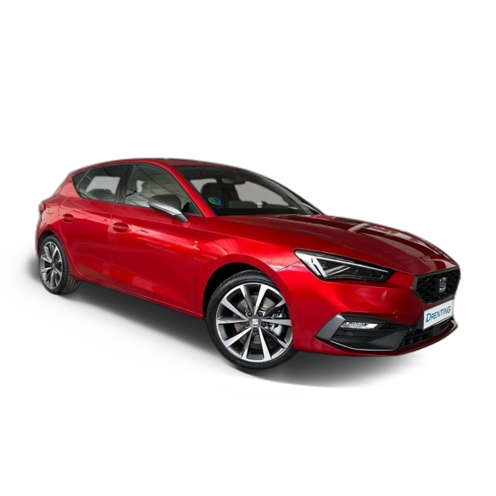 Renting SEAT Leon 1.5 eTSI DSG-7 S&amp;S FR Special Edition 150 Rojo
