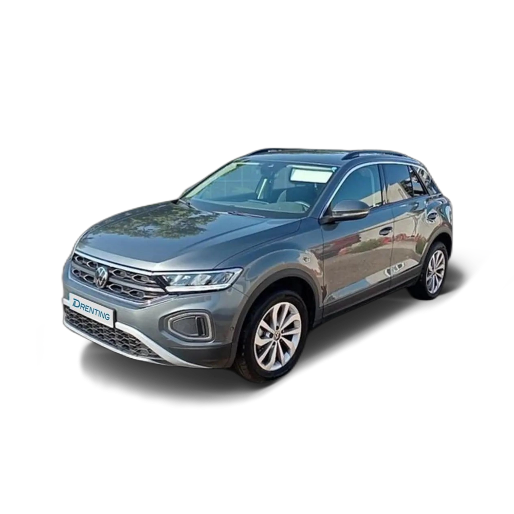 Renting Volkswagen T-Roc 1.5 TSI Más DSG7 110KW Gris