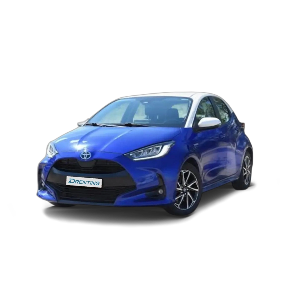 Renting Toyota Yaris 1.5 VVT ICONIC HYBRID CVT Azul