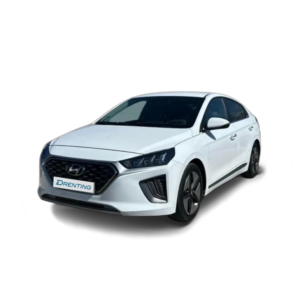 Renting Hyundai IONIQ 1.6 GDI HEV TECNO DCT 141 5P Blanco