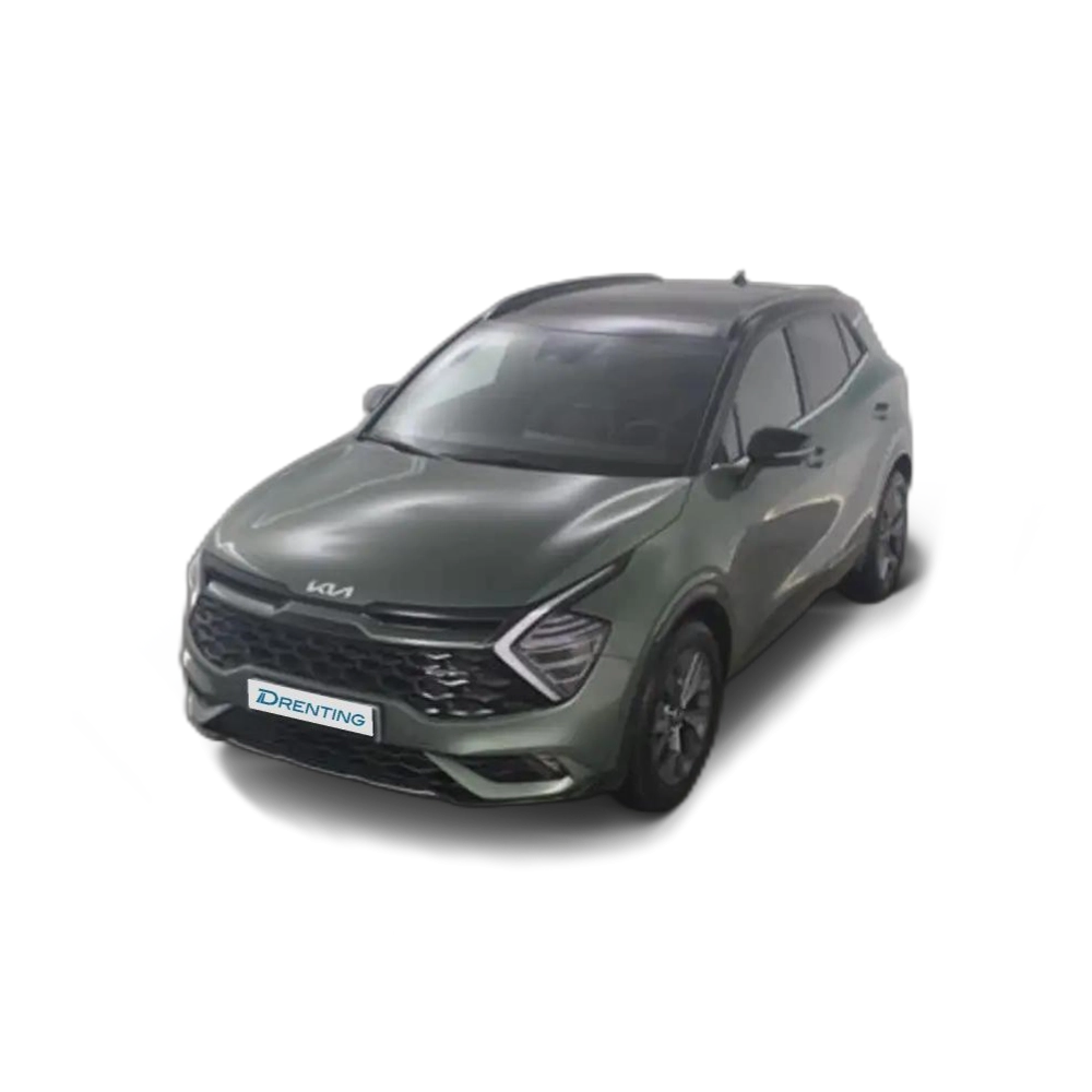 Renting Kia Sportage 1.6 T-GDi HEV GT-Line 4x4 239 Verde