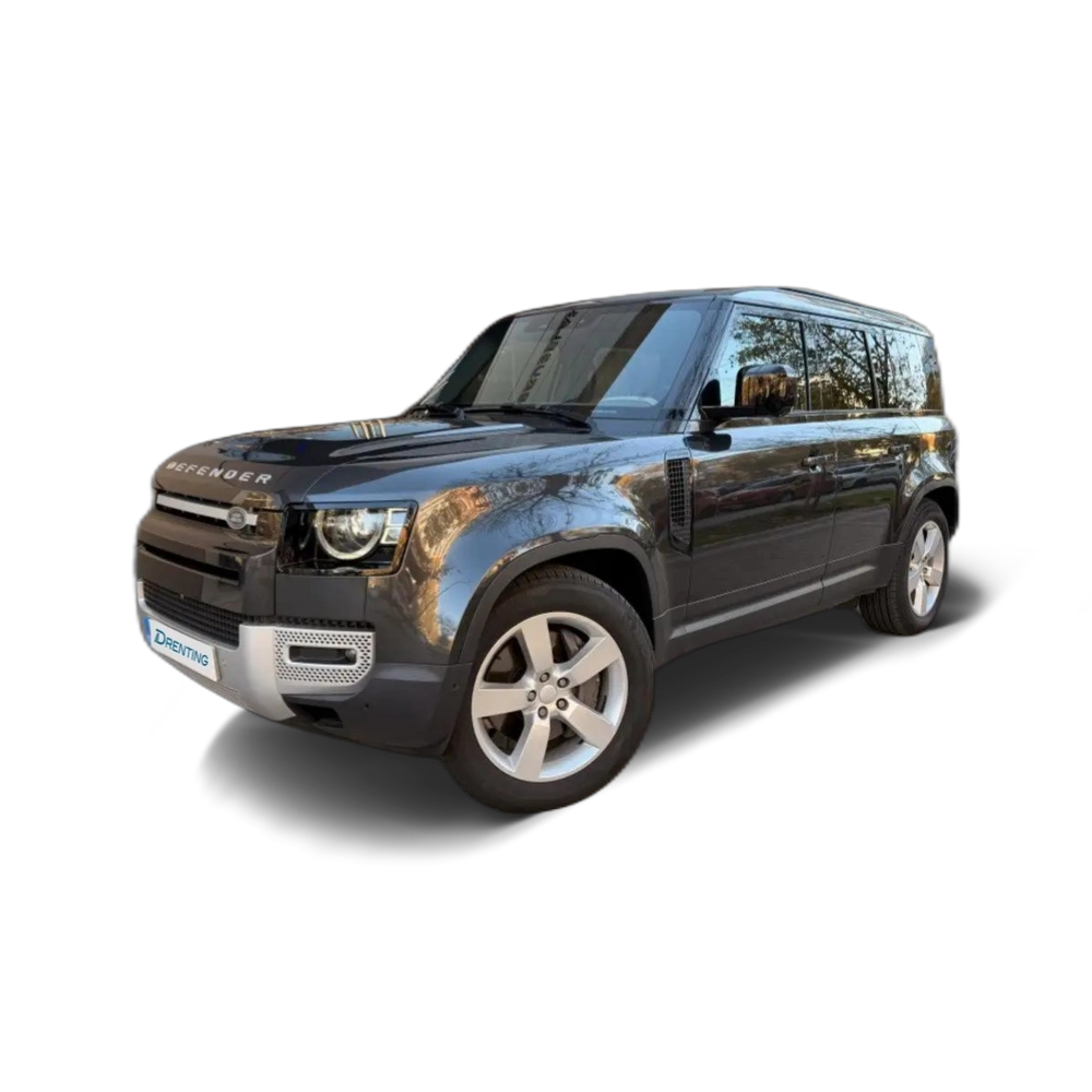 Renting Land Rover Defender 110 2.0 Si4 PHEV SE AWD Aut. 404 Gris