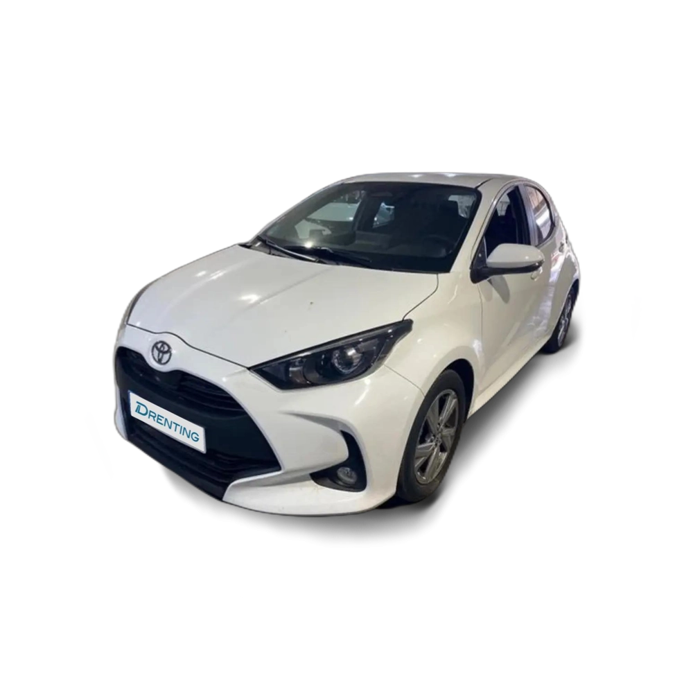 Renting Toyota Yaris 120H 1.5 Active Plus Blanco 1 2