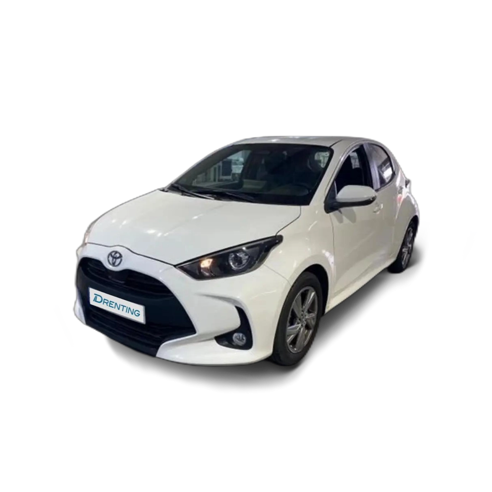 Renting Toyota Yaris 120H 1.5 Active Plus Blanco 1