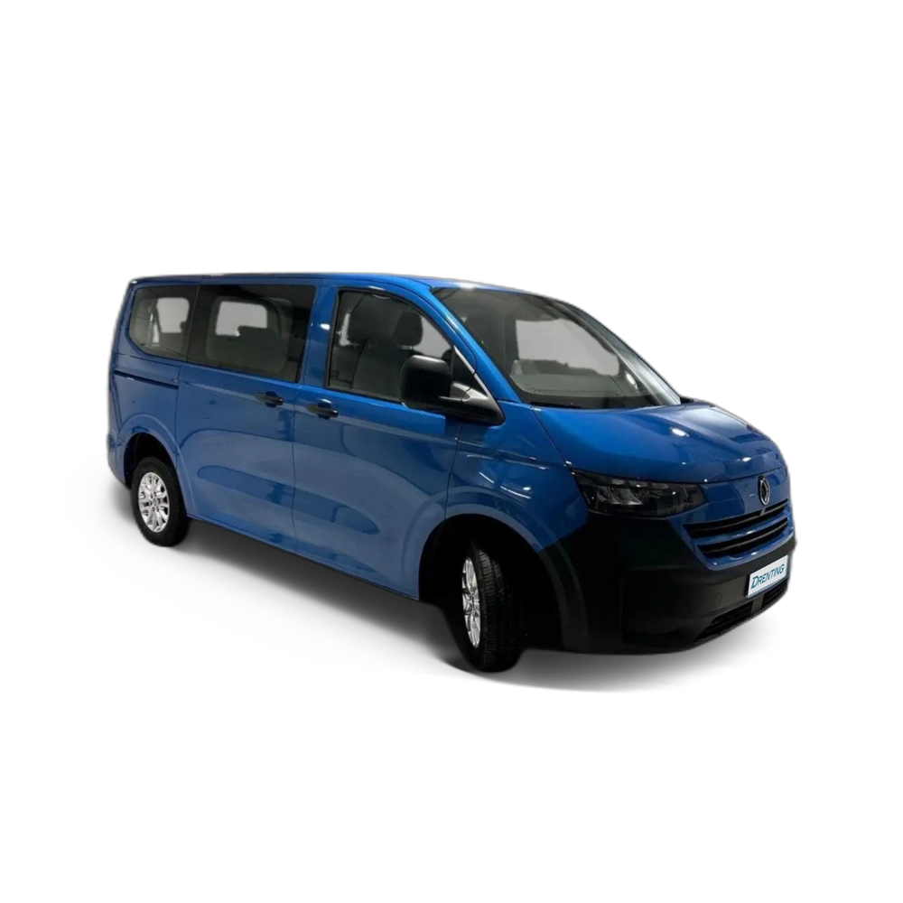 Renting Volkswagen T5 Caravelle 2.0TDI Batalla Corta 81kW Azul